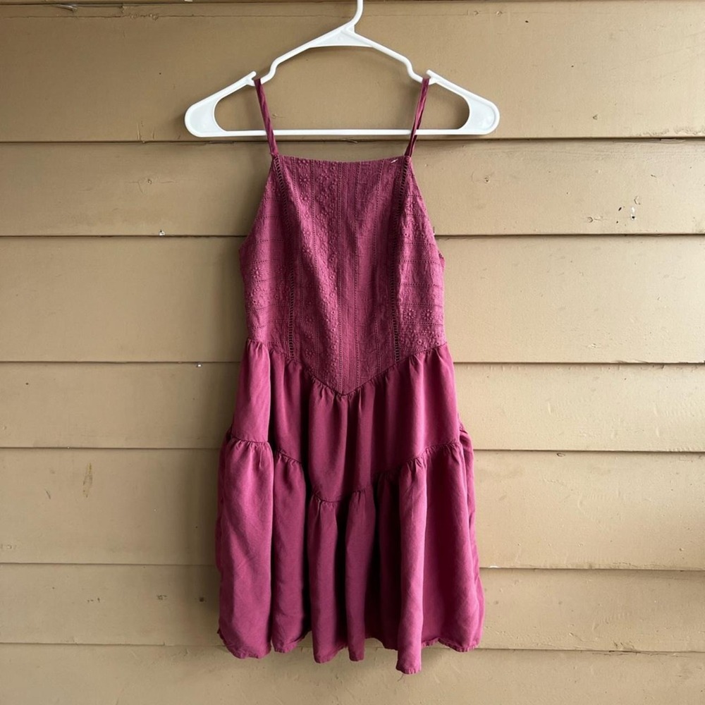 Xhilaration Boho Tiered Mini Dress Size M